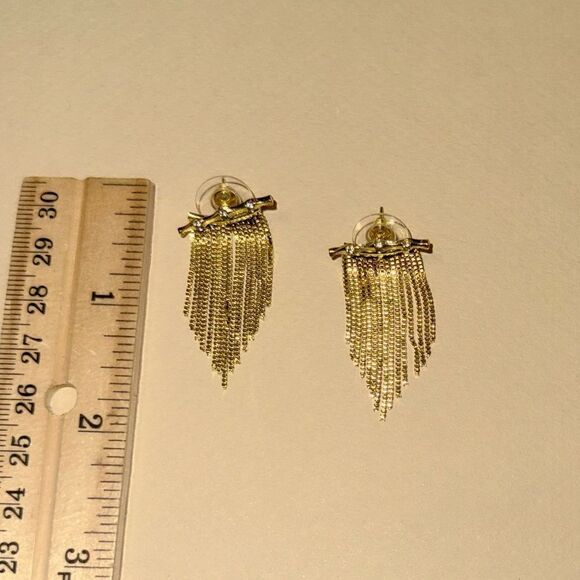 Tassel drop earrings N838 - Picture 4 of 5